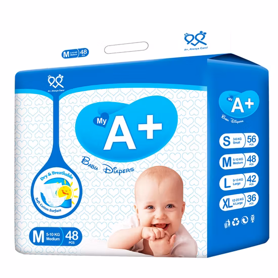 Amostras grátis Produtos para bebês Venda imperdível Econômico A Grade Produtos bons para bebês Fralda de bambu Fornecedor de produtos para bebês na China